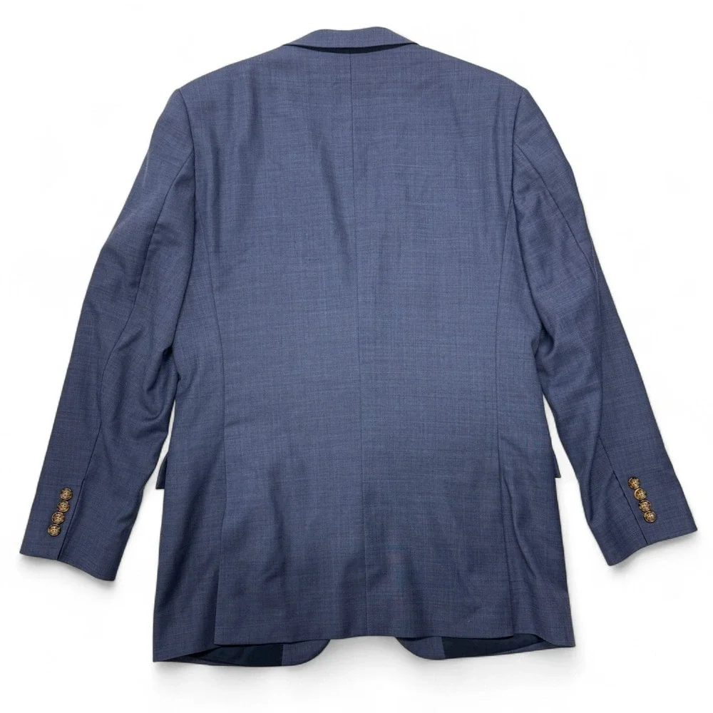 J Crew Thompson Blue Wool Blazer Jacket Suit Separate Mens 42L‎